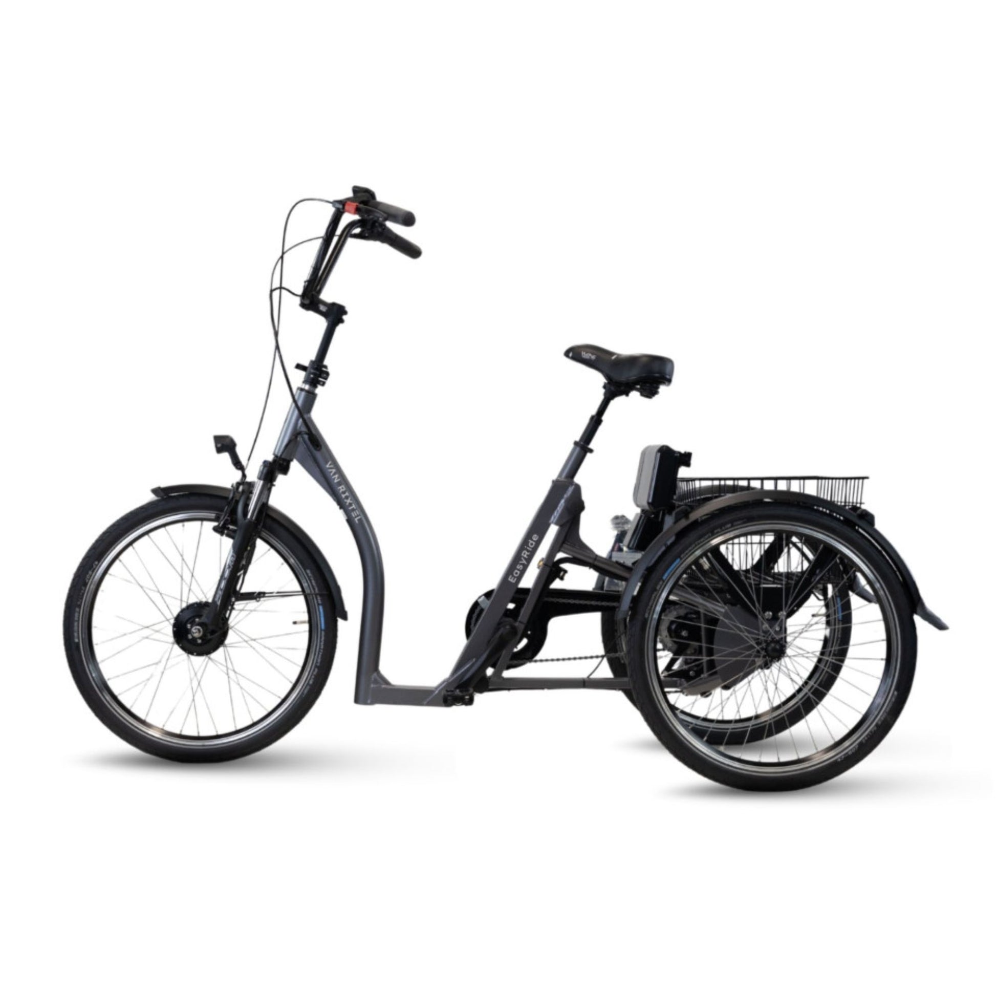 Comfortabele driewieler elektrische fiets voor volwassenen met lage instap