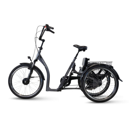 Comfortabele driewieler elektrische fiets voor volwassenen met lage instap