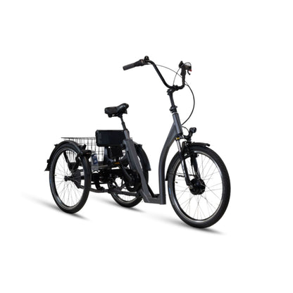Comfortabele driewieler elektrische fiets voor volwassenen met lage instap
