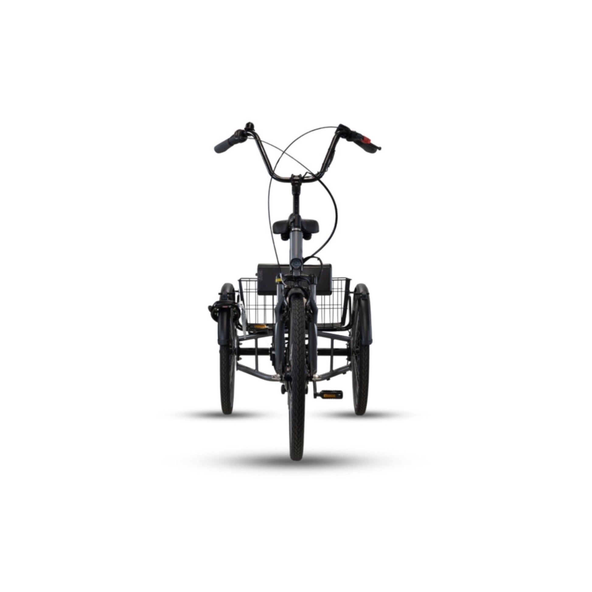 Comfortabele driewieler elektrische fiets voor volwassenen met lage instap