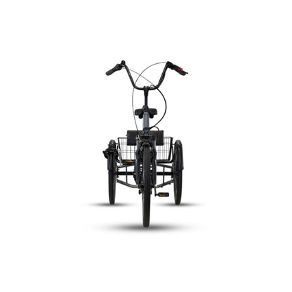 Comfortabele driewieler elektrische fiets voor volwassenen met lage instap