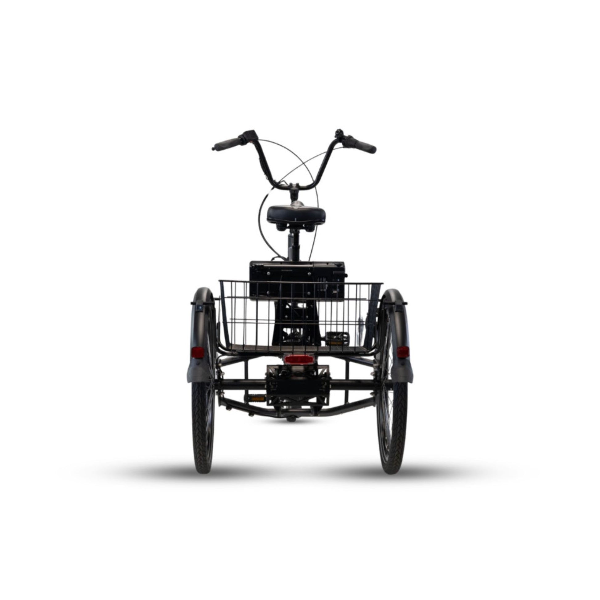 Comfortabele driewieler elektrische fiets voor volwassenen met lage instap