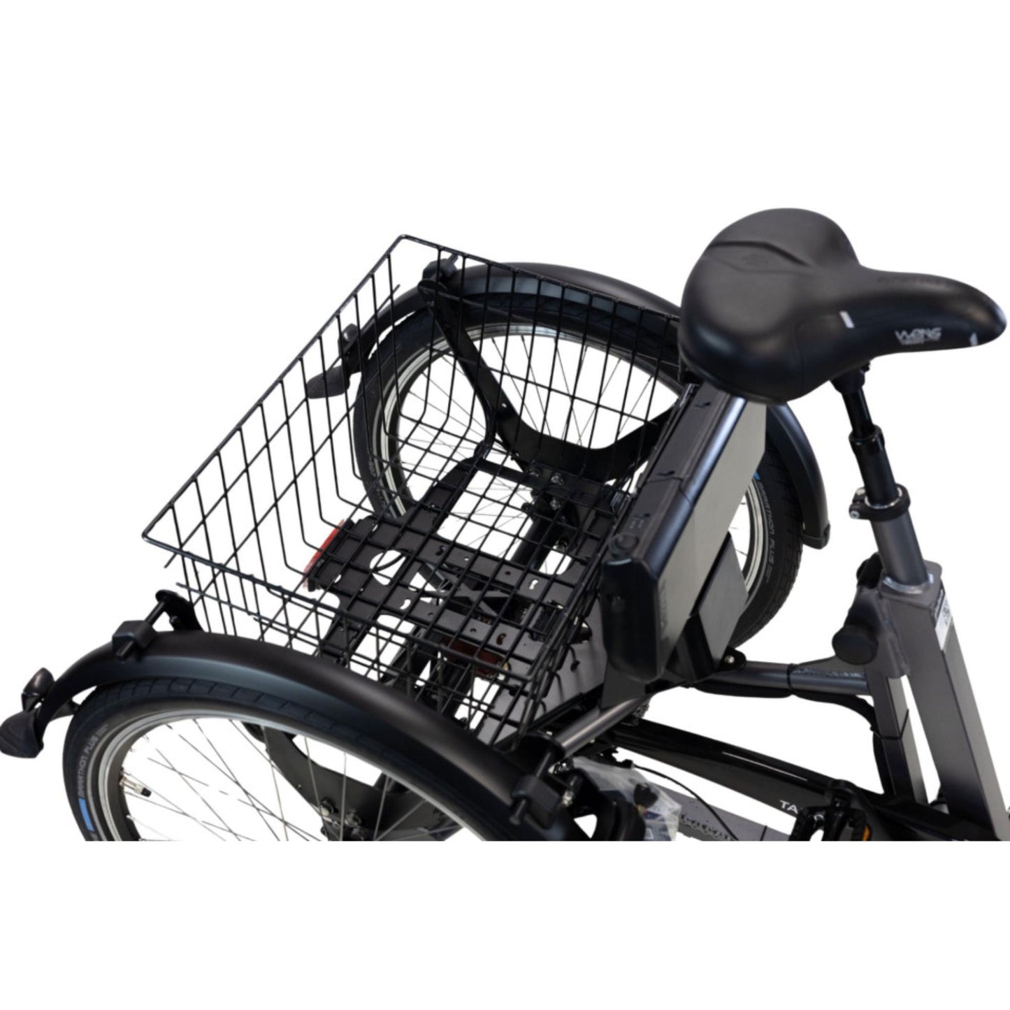 Comfortabele driewieler elektrische fiets voor volwassenen met lage instap