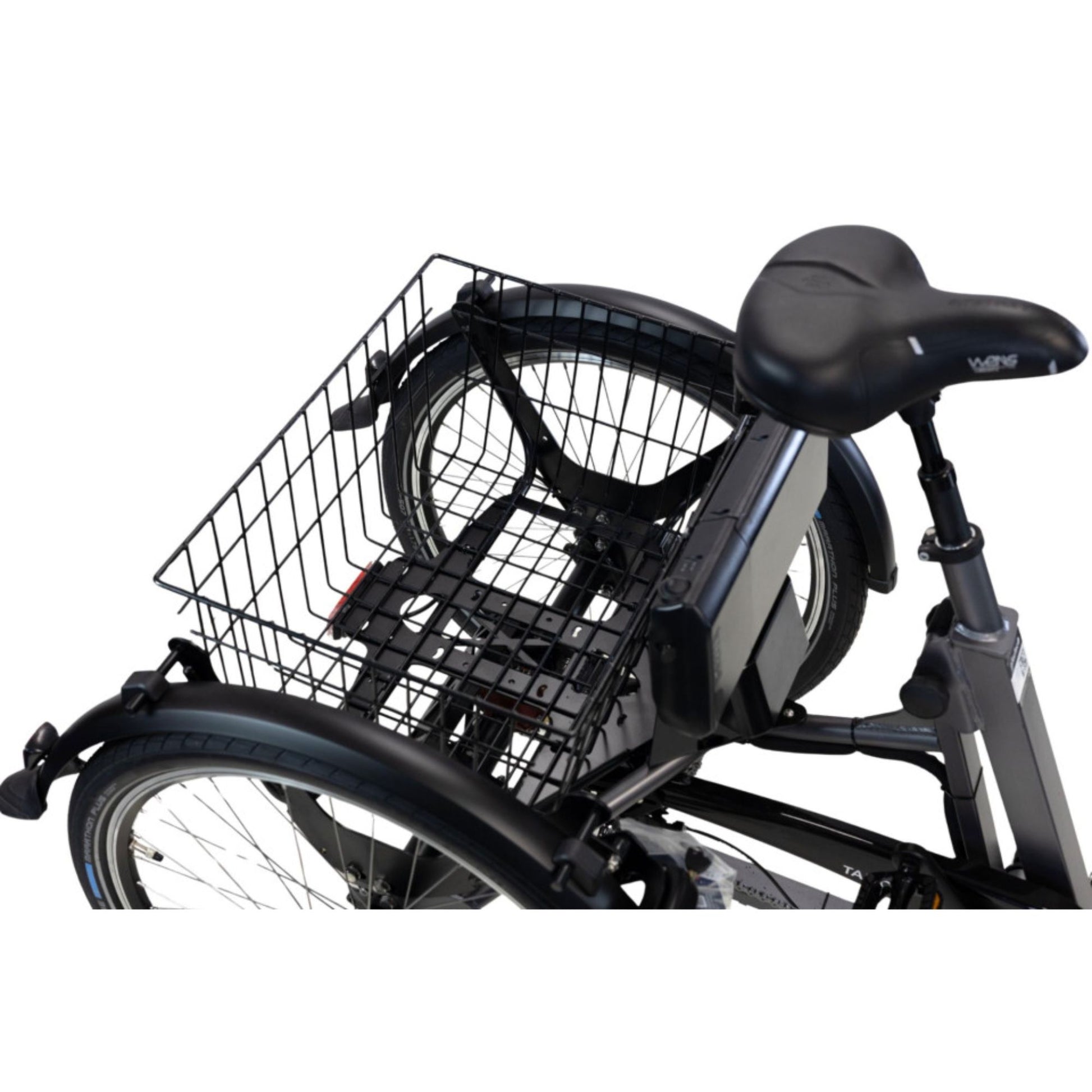 Comfortabele driewieler elektrische fiets voor volwassenen met lage instap