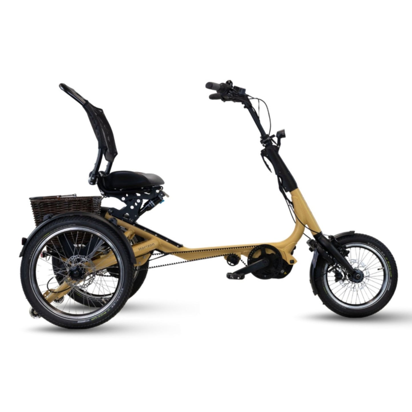 Driewieler elektrische fiets voor volwassenen met lage instap