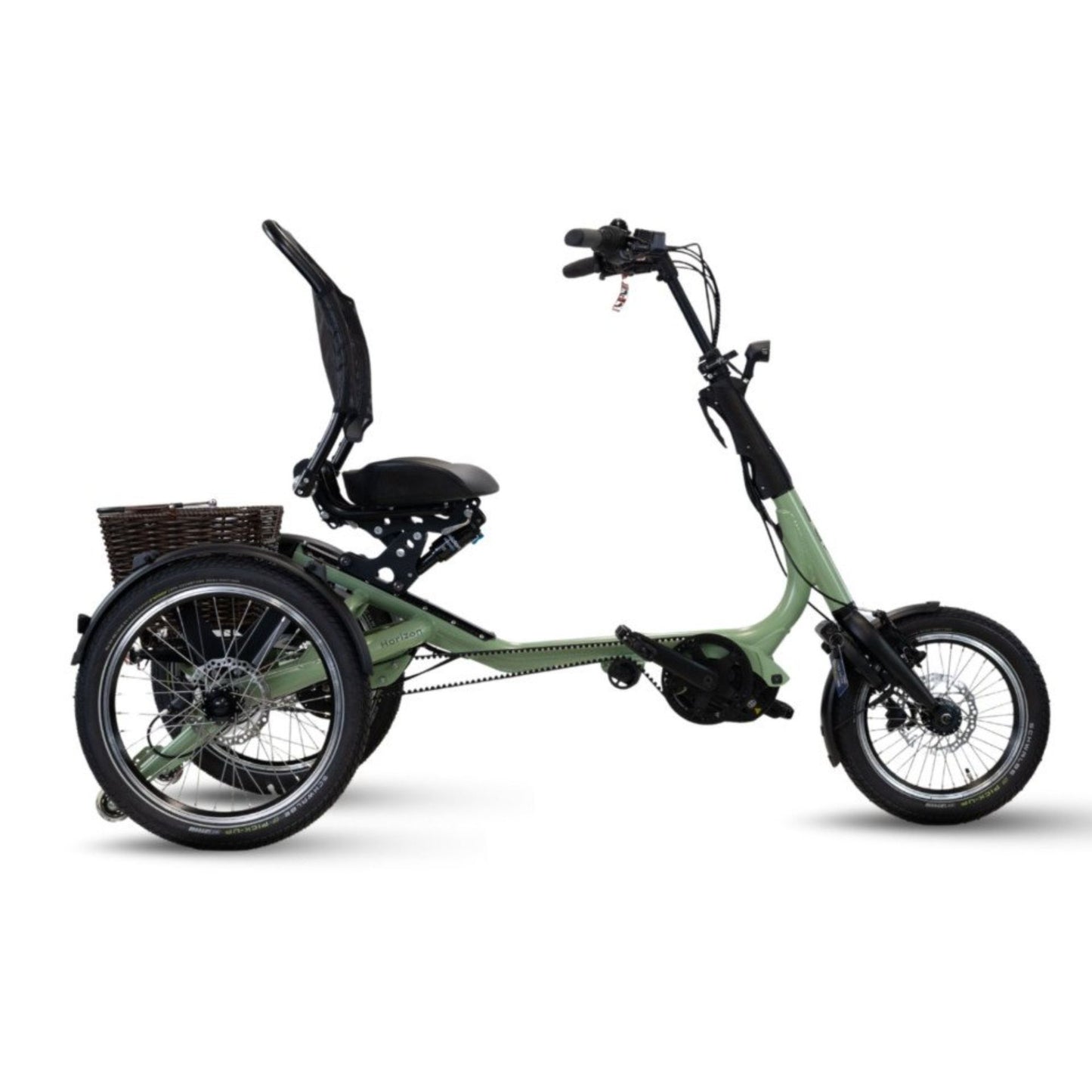 Driewieler elektrische fiets voor volwassenen met lage instap