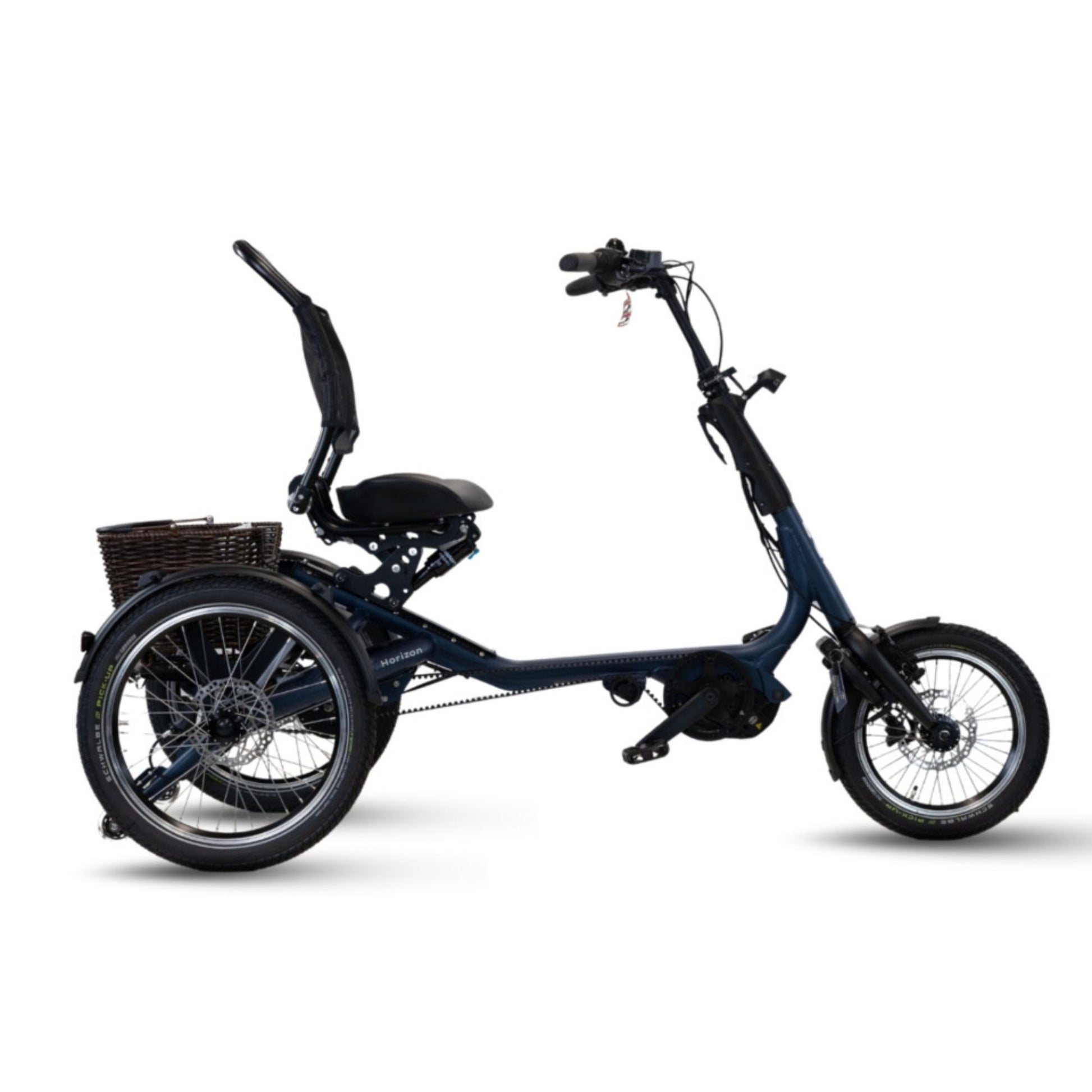 Driewieler elektrische fiets voor volwassenen met lage instap