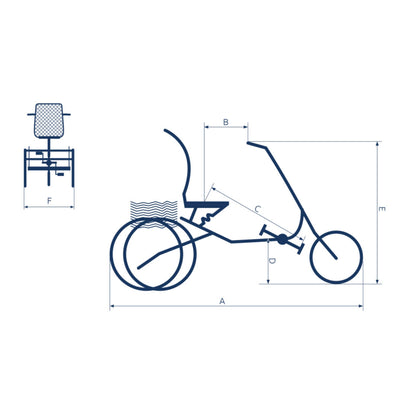 Driewieler elektrische fiets voor volwassenen met lage instap