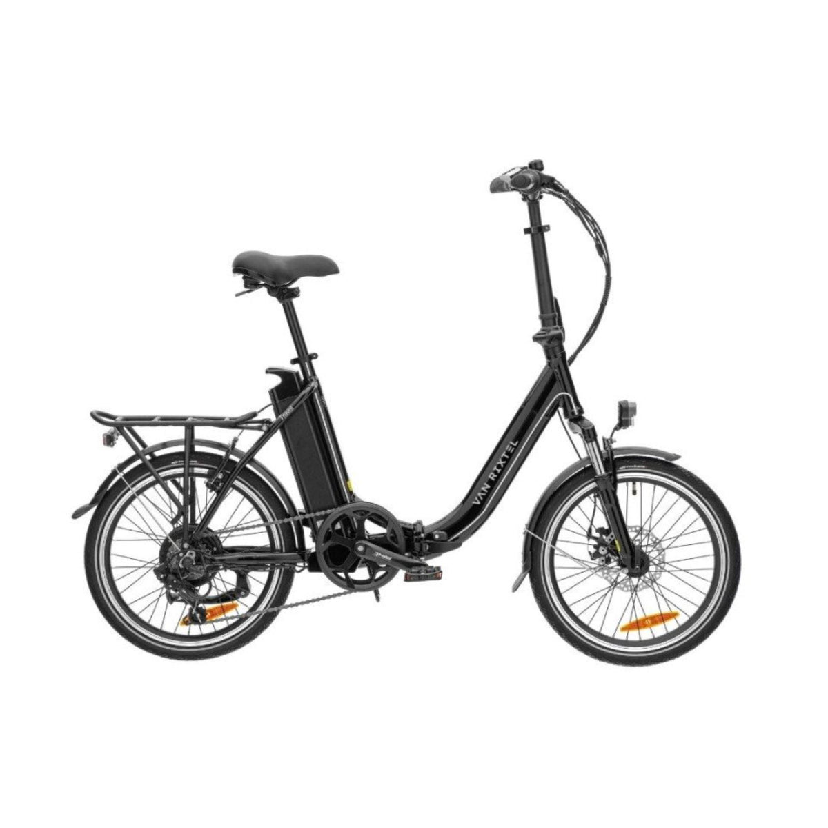 Lichtgewicht elektrische vouwfiets met 20 inch wielen en geveerde voorvork