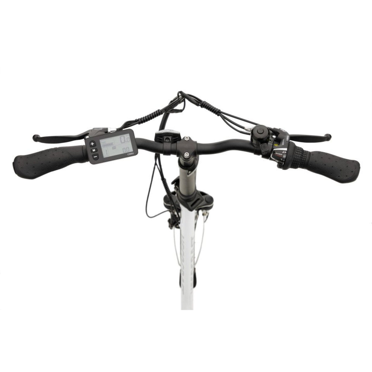 Lichtgewicht elektrische vouwfiets met 20 inch wielen en geveerde voorvork