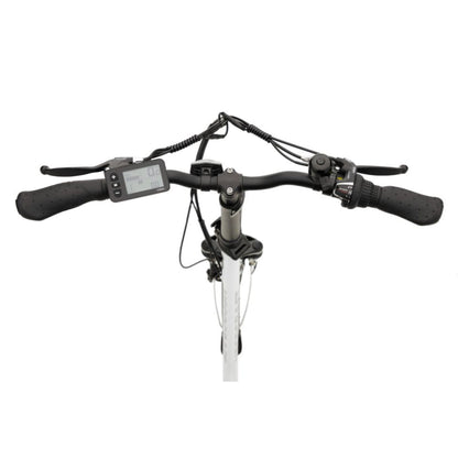 Lichtgewicht elektrische vouwfiets met 20 inch wielen en geveerde voorvork