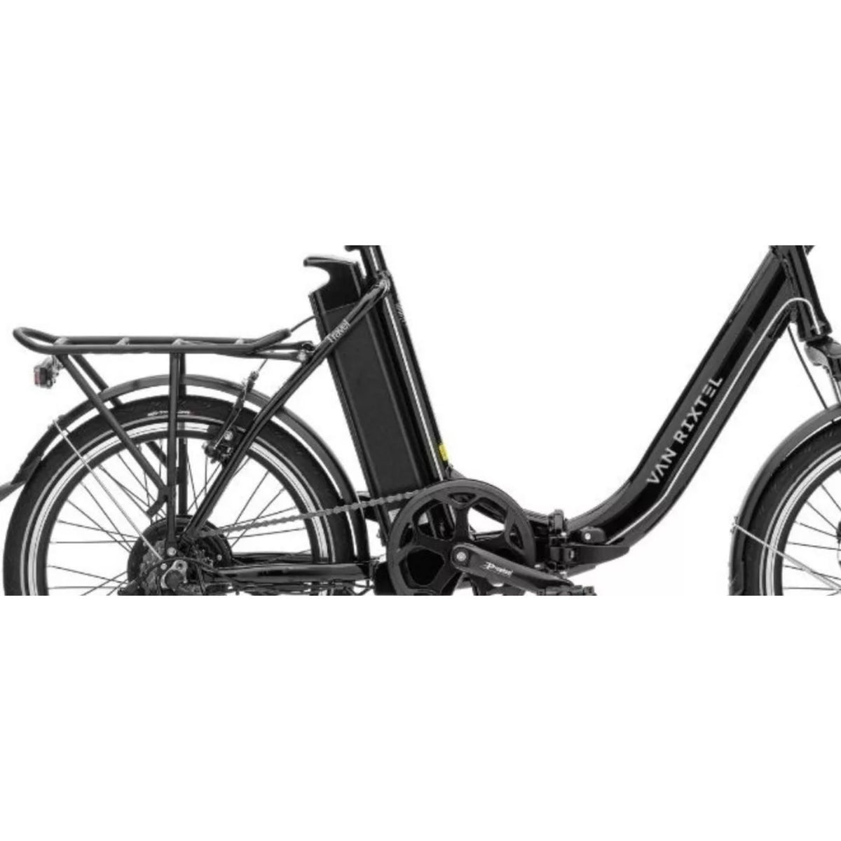 Lichtgewicht elektrische vouwfiets met 20 inch wielen en geveerde voorvork