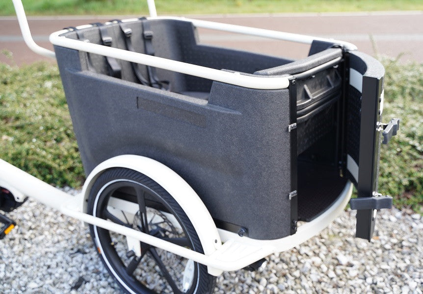 Elektrische bakfiets hond – ruime EPP-bak met instapdeurtje Van Rixtel Urban Plus