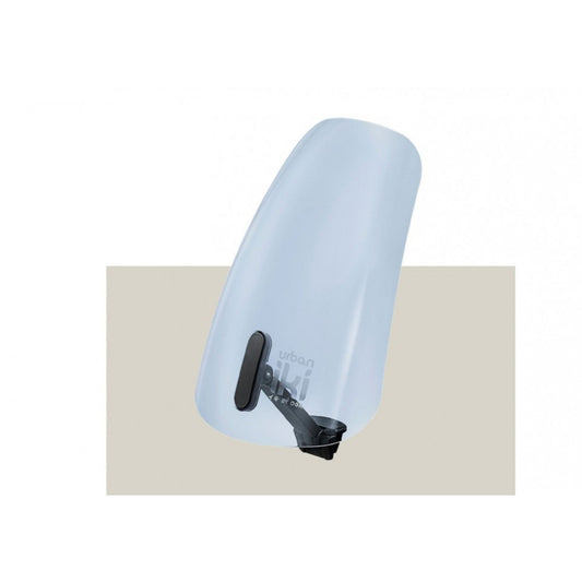 Urban Iki windscherm Seiboku grijs gemonteerd op fiets